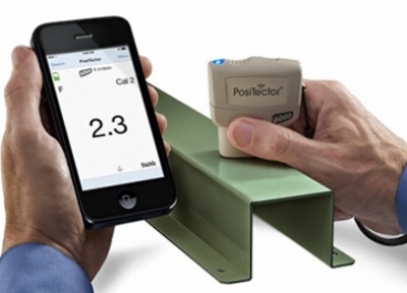PosiTector探針無(wú)線連接智能設(shè)備圖片