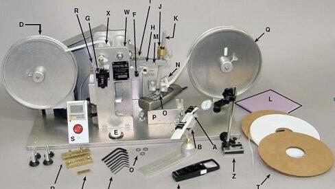 紙帶磨耗機(jī)部件圖