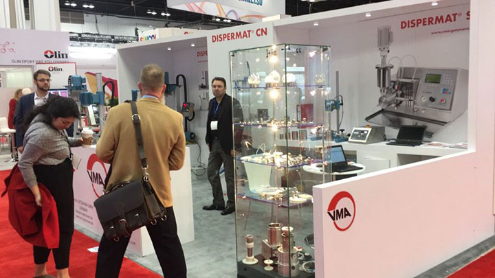 VMA dispermat高速分散機(jī)亮相2018美國涂料展