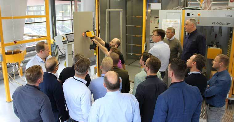 非接觸式測厚系統(tǒng)在金馬公司的應(yīng)用