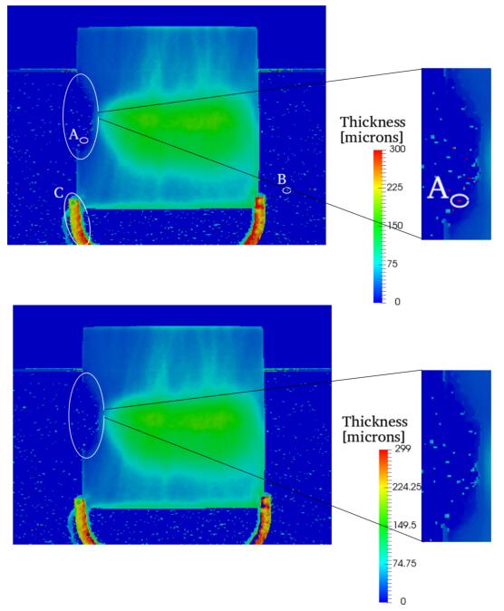原始數(shù)據(jù)圖像的閾值濾波。