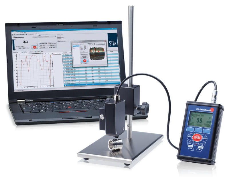 析塔RFU熒光法表面清潔度儀可對抗指紋涂料進(jìn)行易清潔性測試