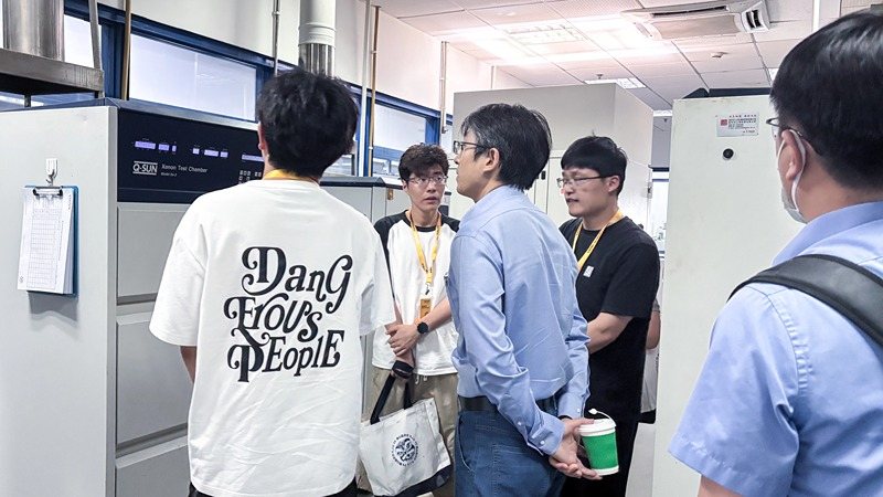 2025年汽車材料耐候老化與光照測試技術培訓實驗室參觀